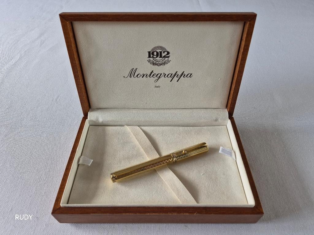 Montegrappa Reminiscence Vulpen 18K/750 semi-flex F-Nib, Overige merken, Met doosje, Ophalen of Verzenden, Zo goed als nieuw