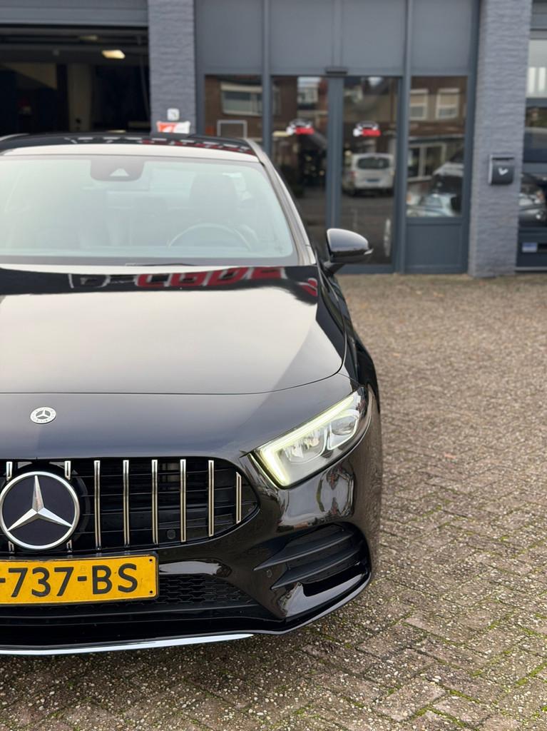 Mercedes-Benz A-klasse 200 A35 AMG|Xenon|Leer|Stoelvw|Xenon|, Auto's, Gebruikt, Euro 6, 4 cilinders, 1290 kg
