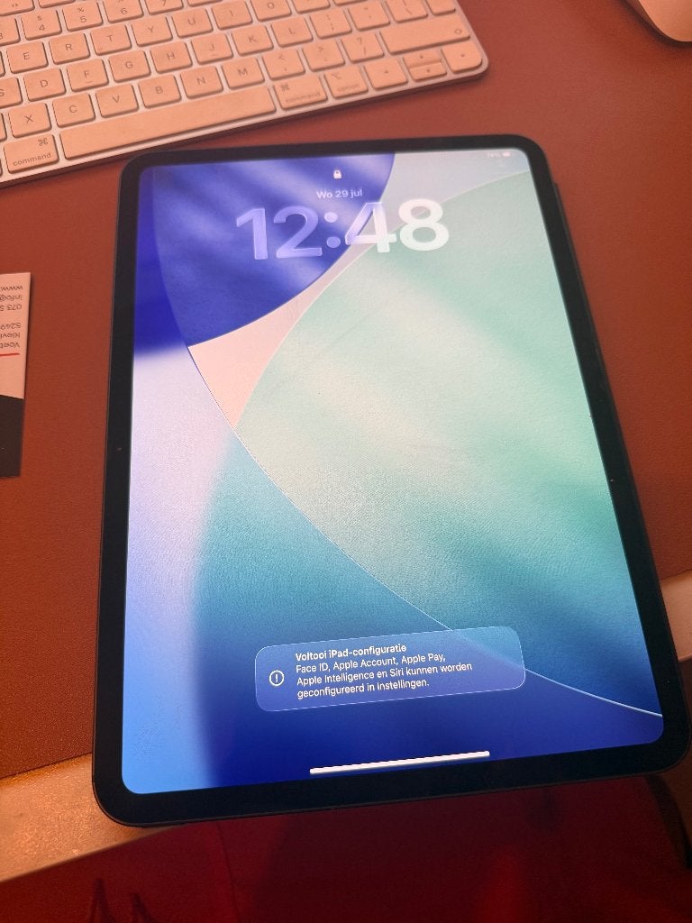 iPad Pro 11 inch 256GB 2025 waterschade, Computers en Software, Apple iPads, Gebruikt, Zwart, 11 inch, Ophalen of Verzenden