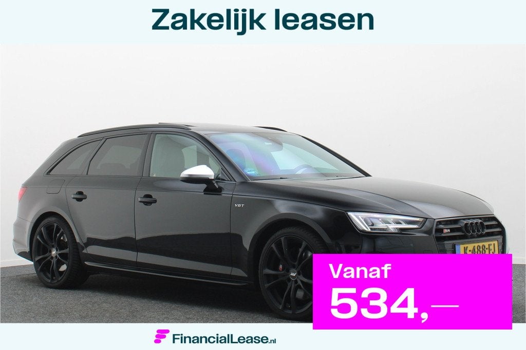 Audi S4 Avant 3.0 TFSI quattro Pro Line Plus RS Stoelen, Pan, Gebruikt, 2995 cc, 1650 kg, Zwart