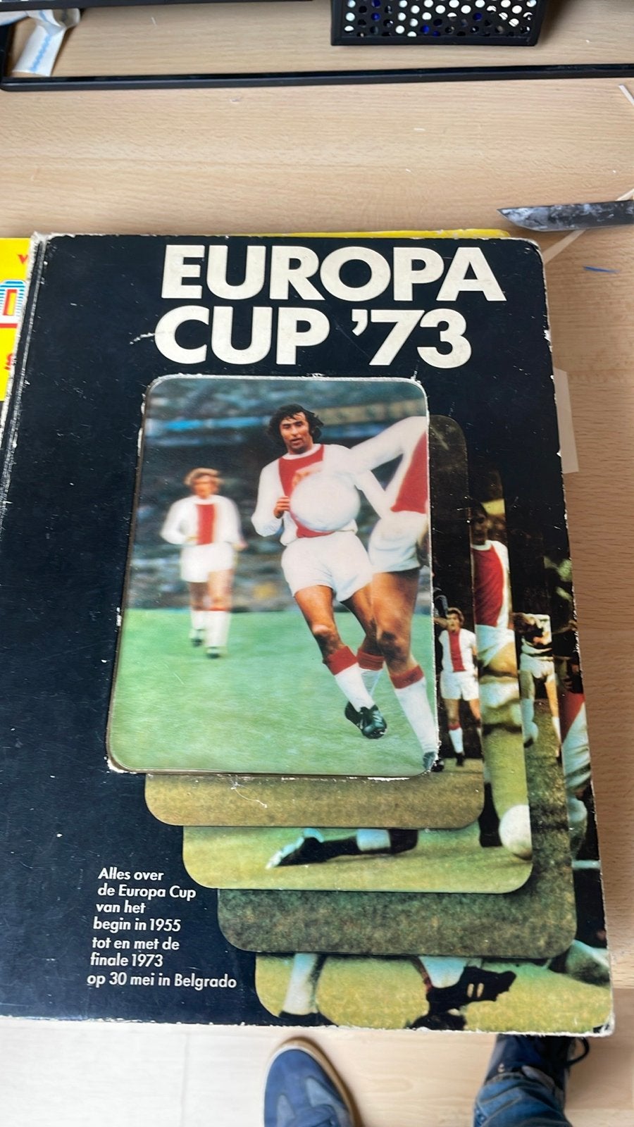 Album Europa Cup '73 van SRV - Voetbalhistorie, Ophalen of Verzenden, Gebruikt, Buitenlandse clubs, Boek of Tijdschrift
