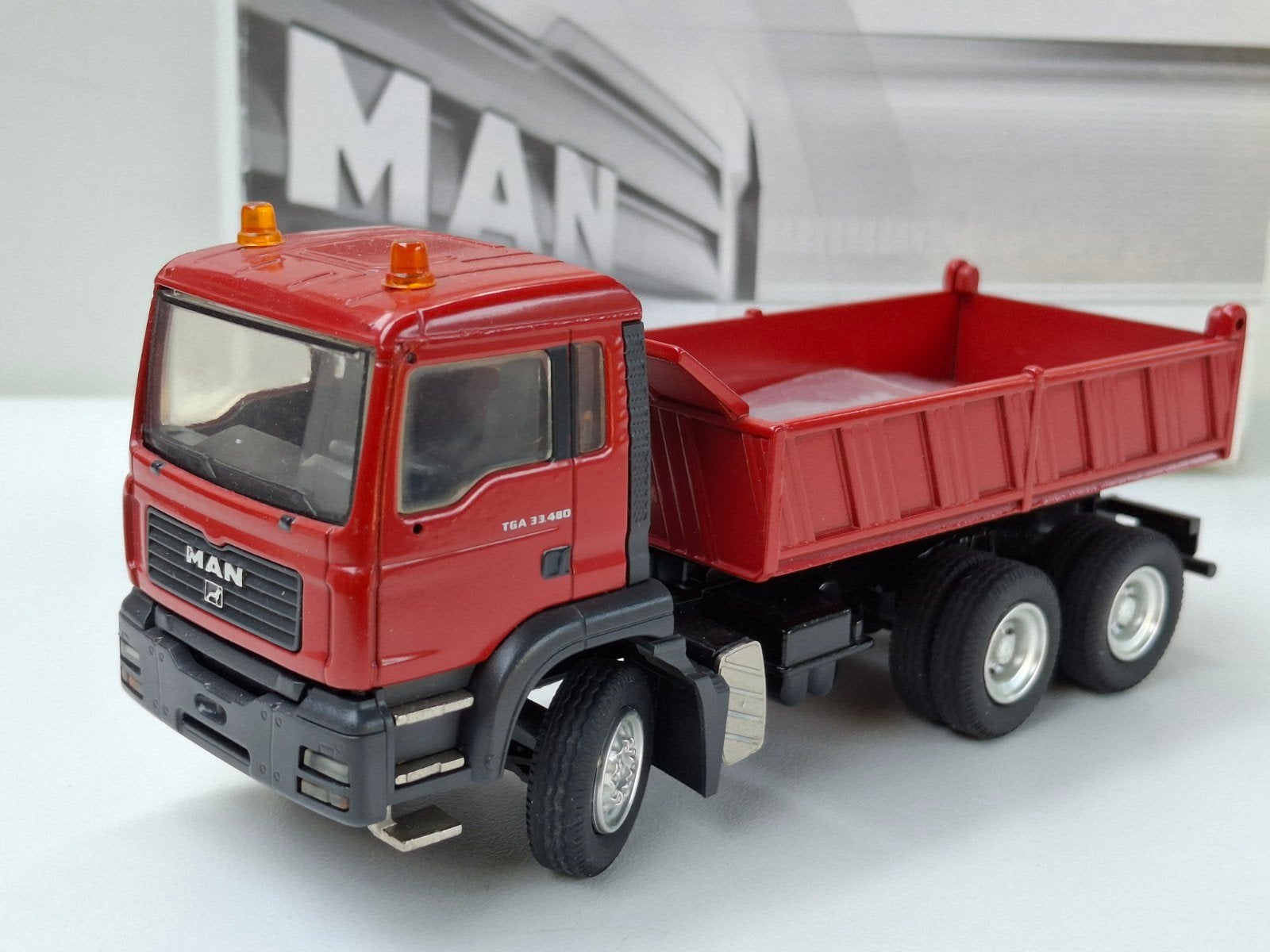 MAN TGA 33.480 KIPPER 1:50, Ophalen of Verzenden, Zo goed als nieuw, Bus of Vrachtwagen, Conrad