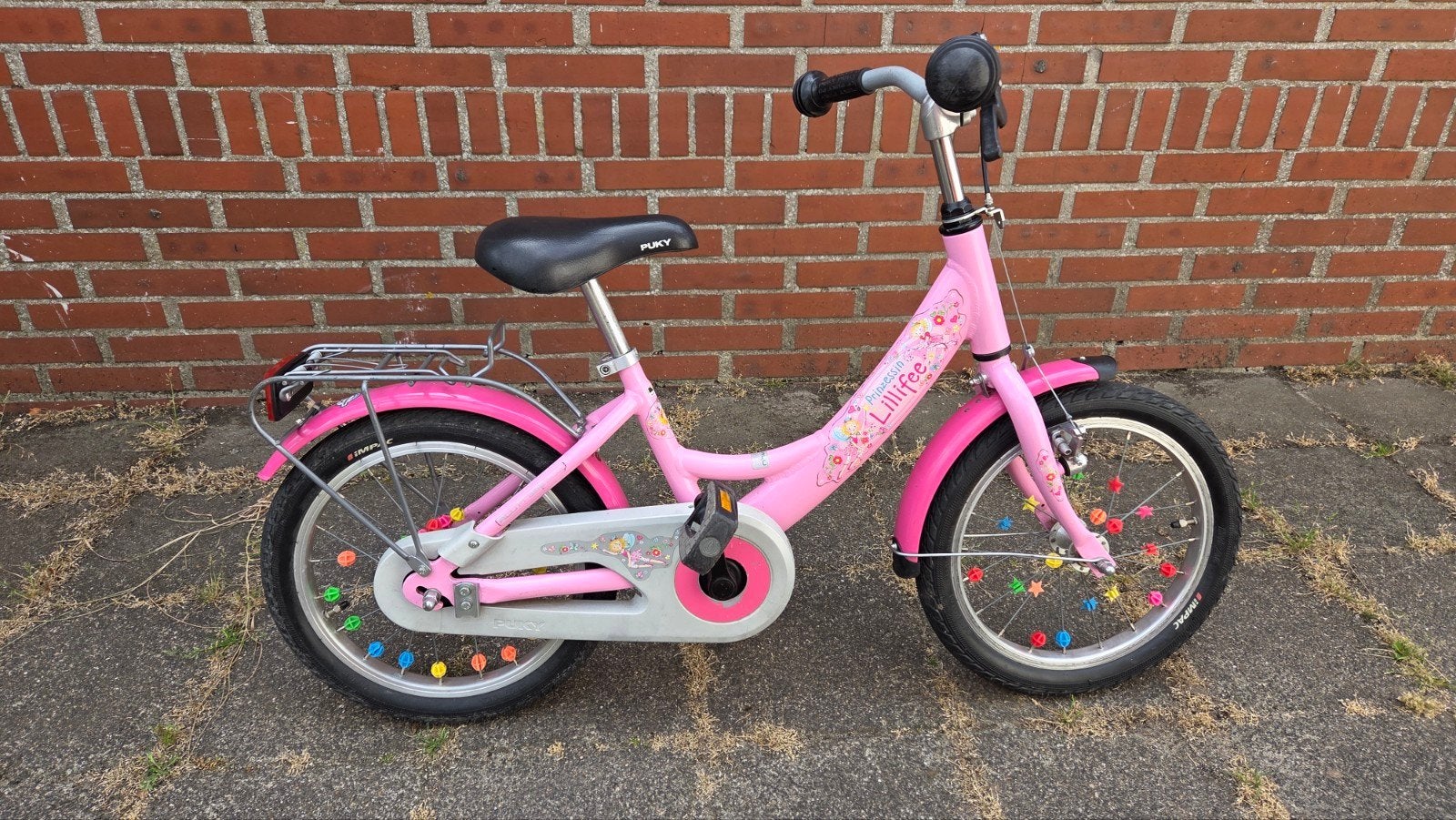 Puky Prinzessin Lillifee 16 inch meisjesfiets., Ophalen, Terugtraprem, Puky, 16 tot 20 inch