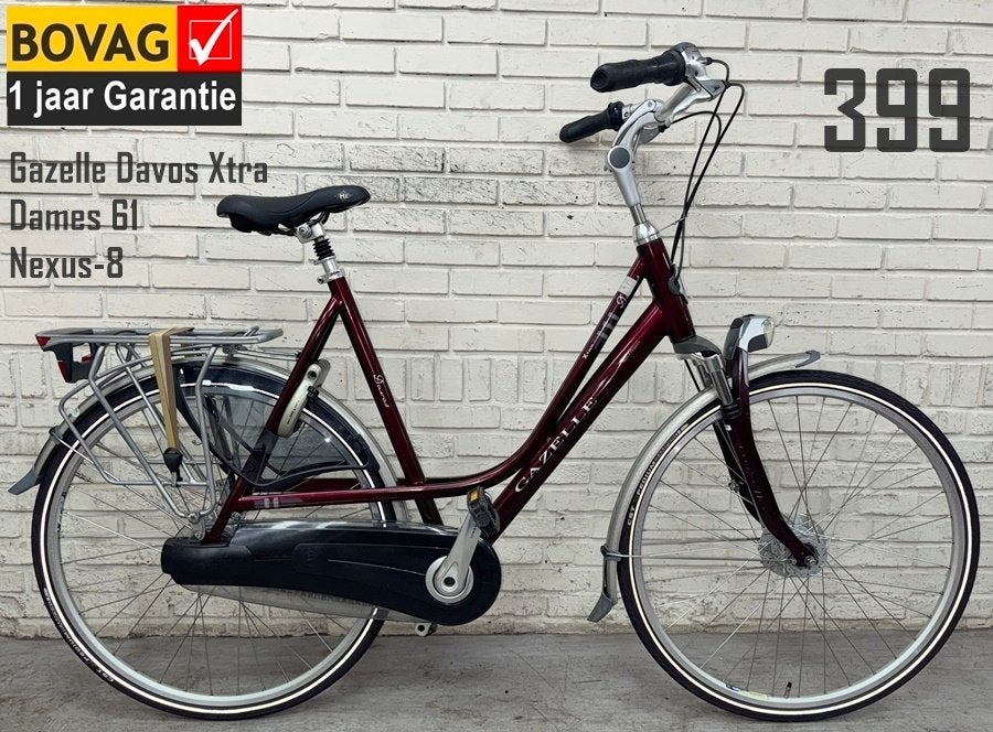 Supermooie Gazelle Davos Xtra (Ds-61 !!) Incl. 1 jr Garantie