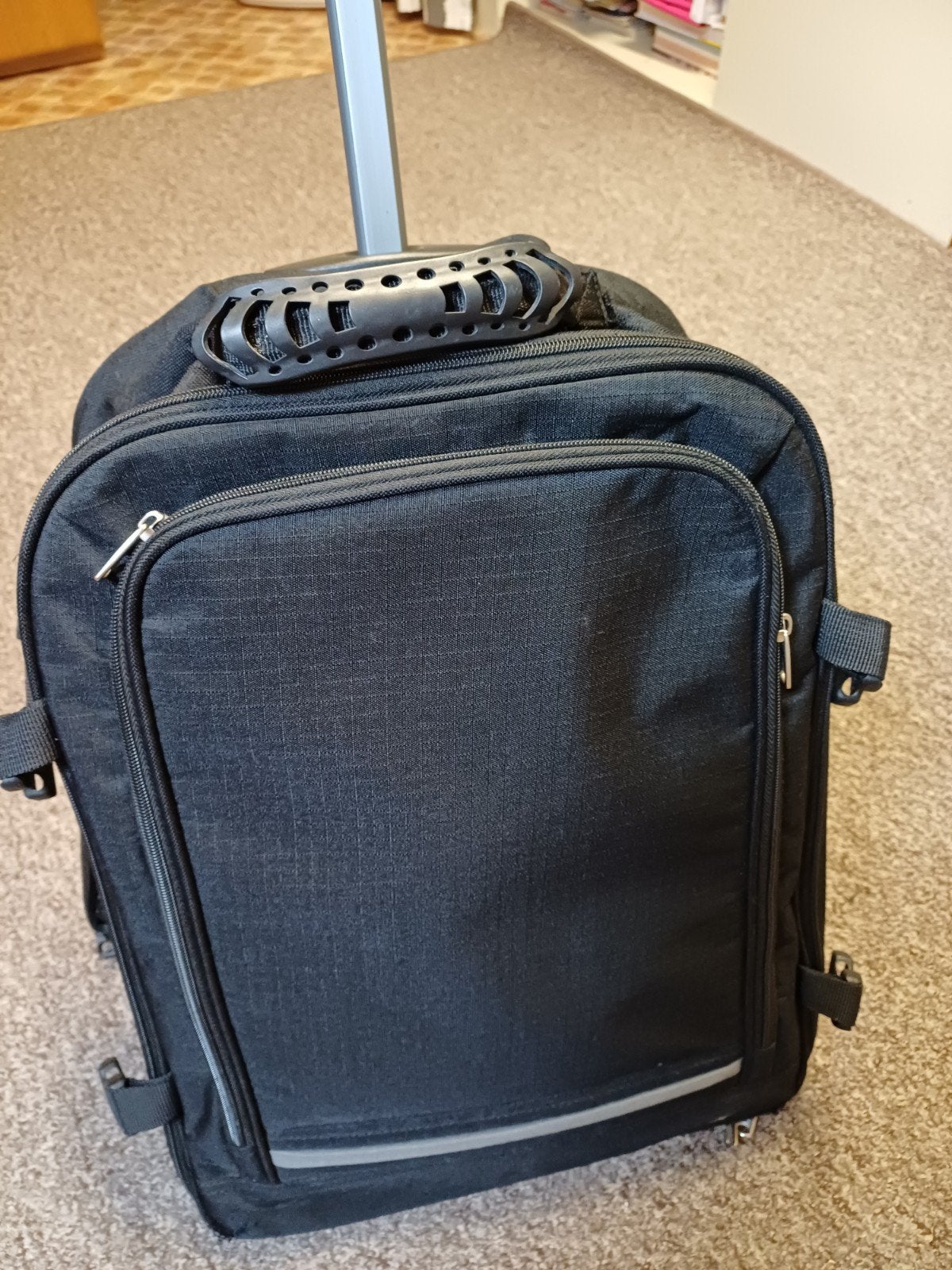 Trolley, Sieraden, Tassen en Uiterlijk, Tassen | Reistassen en Weekendtassen, 40 tot 60 cm, 30 cm of meer, Zwart, Minder dan 35 cm