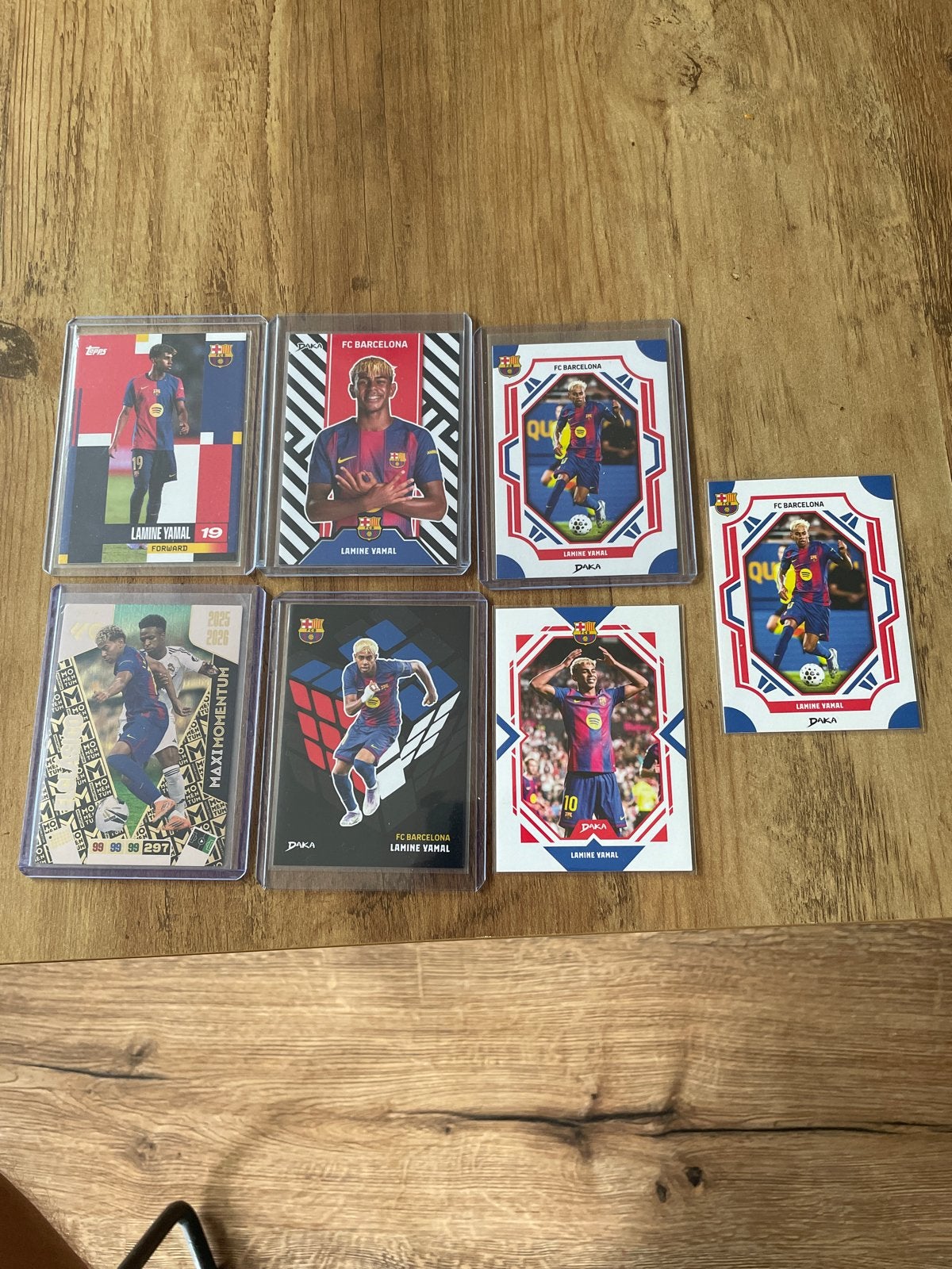 Lamine Yamal Voetbal Kaarten - FC Barcelona Collectie, Ophalen of Verzenden, Zo goed als nieuw, Buitenlandse clubs, Spelerskaart