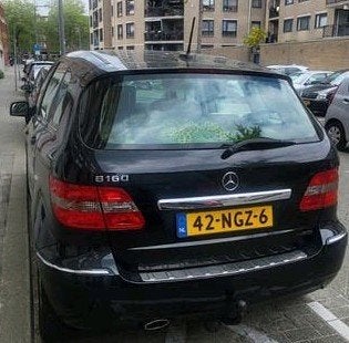 Mercedes-Benz B-Klasse 1.5 B160 5DRS CVT 2010 Zwart, Auto's, 1498 cc, Zwart, 1000 kg, 645 kg