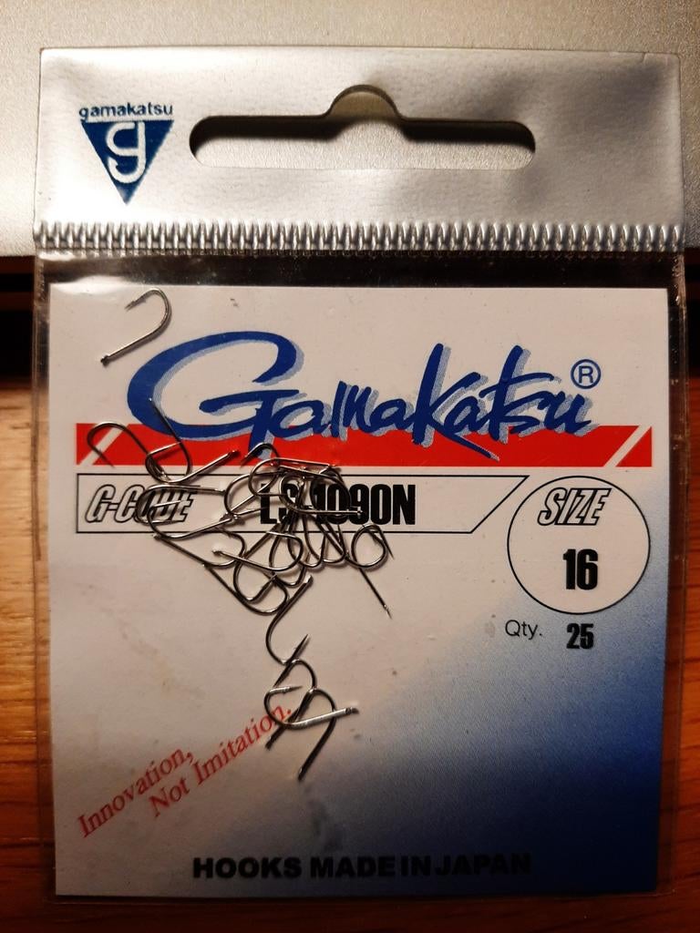 Gamakatsu vishaakjes - Maat 16, 25 stuks, Watersport en Boten, Hengelsport | Algemeen, Ophalen of Verzenden, Nieuw, Haak