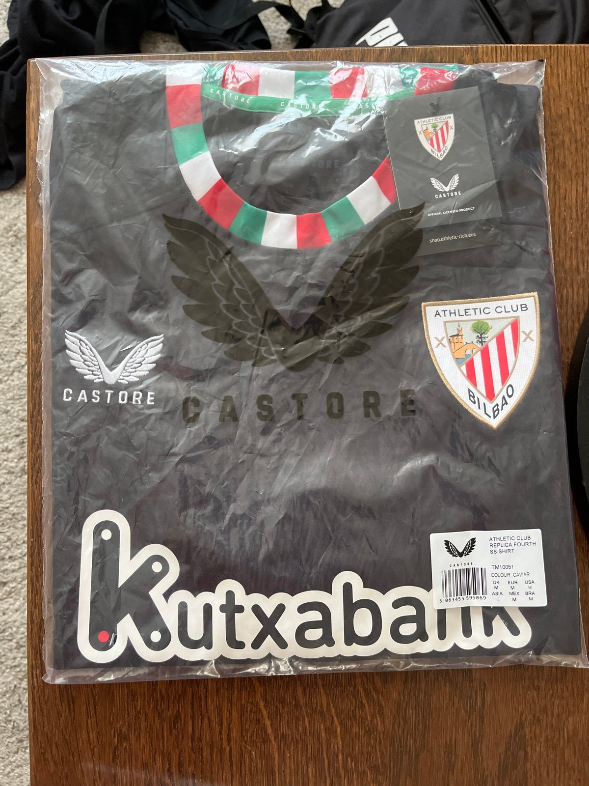 Athletic Club Bilbao Voetbalshirt - Zwart - Maat M, Maat 48/50 (M), Zwart, Nieuw, Ophalen of Verzenden