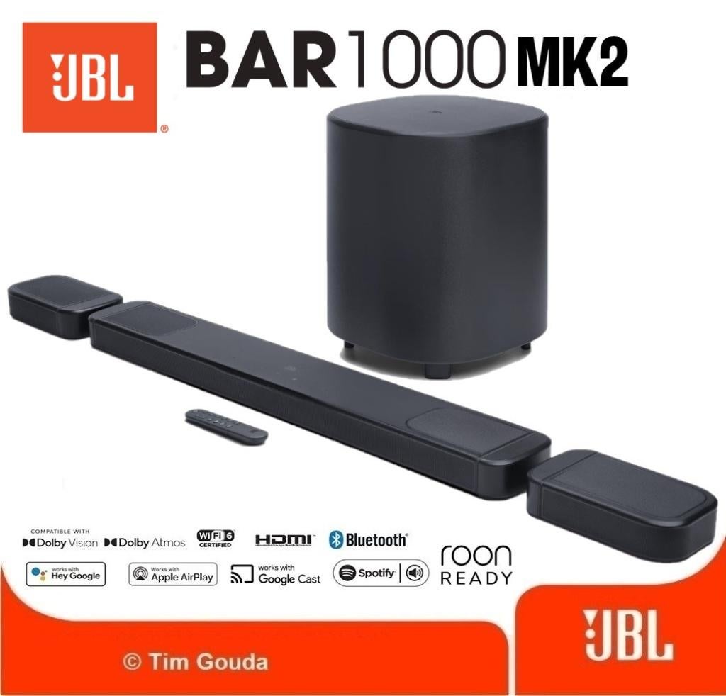 ✅ JBL BAR 1000 MK2 Soundbar - NIEUW, Audio, Tv en Foto, Soundbars, Ophalen of Verzenden, Bluetooth, Nieuw