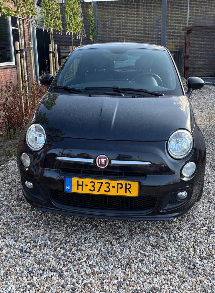 Fiat 500 1.2 Zwart sport airco 2014, Auto's, Voorwielaandrijving, 1242 cc, 4 cilinders, 840 kg