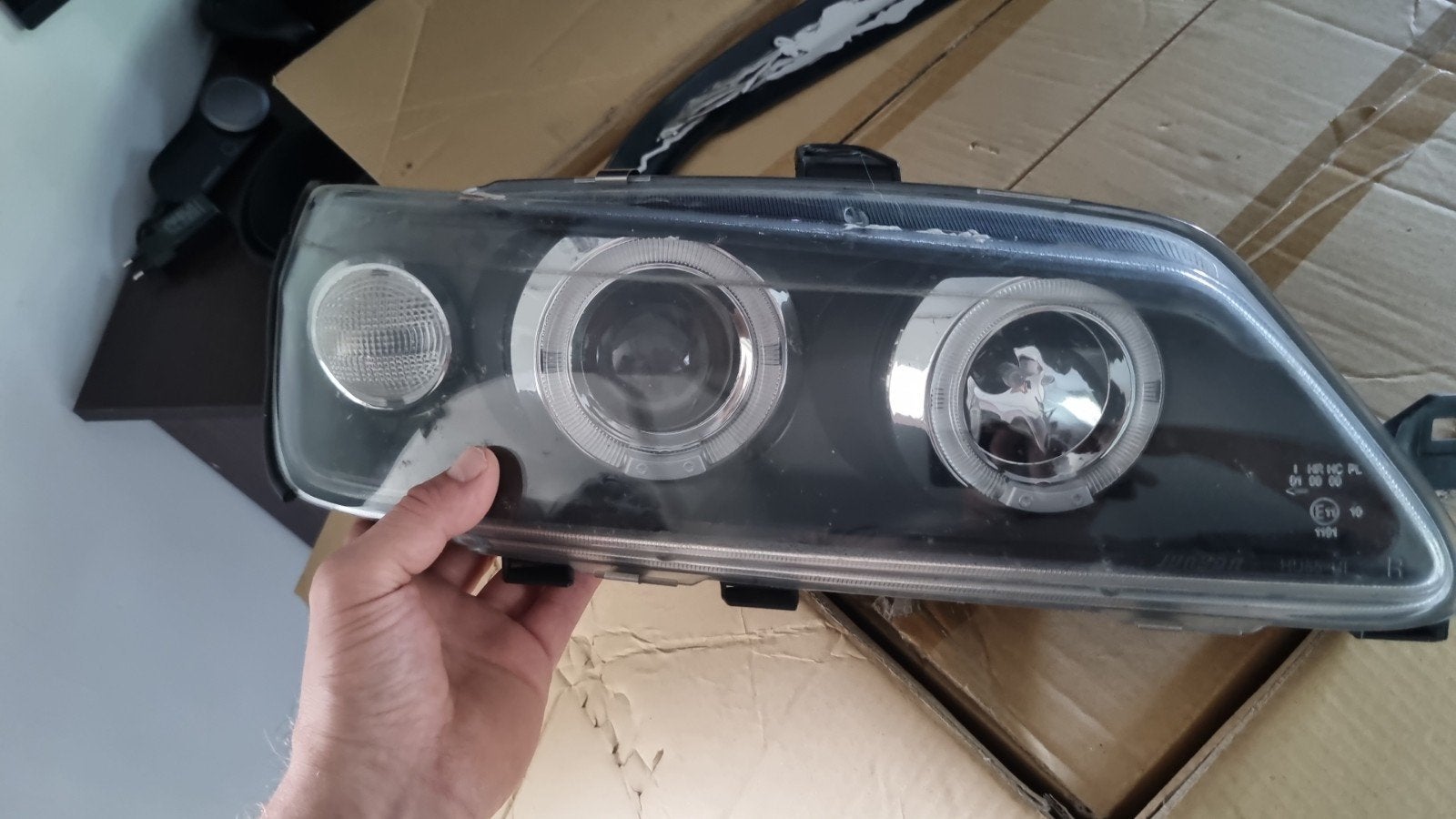 Peugeot 306 Angel Eyes Koplampen en LED Achterlichten, Ophalen, Peugeot