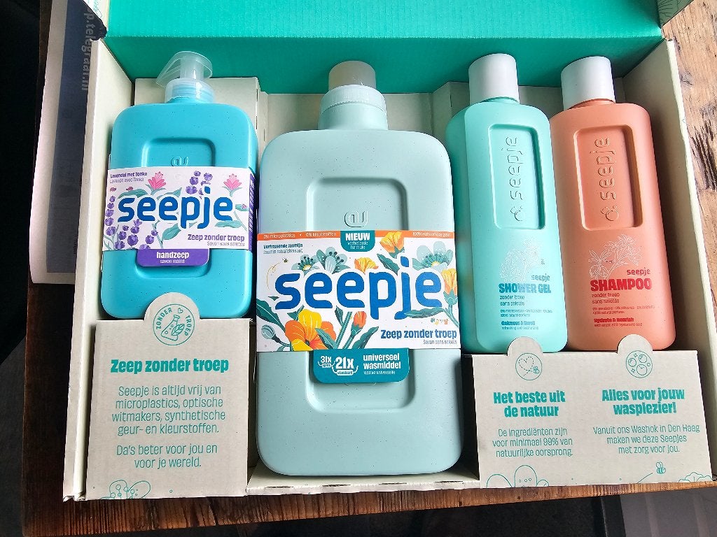 Seepje Handzeep, showergel, shampoo en wasmiddel, Ophalen of Verzenden, Nieuw, Bad & Douche