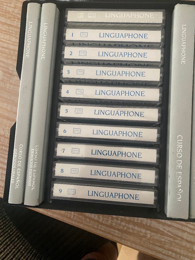 Linguaphone Cursus Spaans met Cassettes en Boeken, Ophalen of Verzenden, Zo goed als nieuw, Linguaphone, Alpha