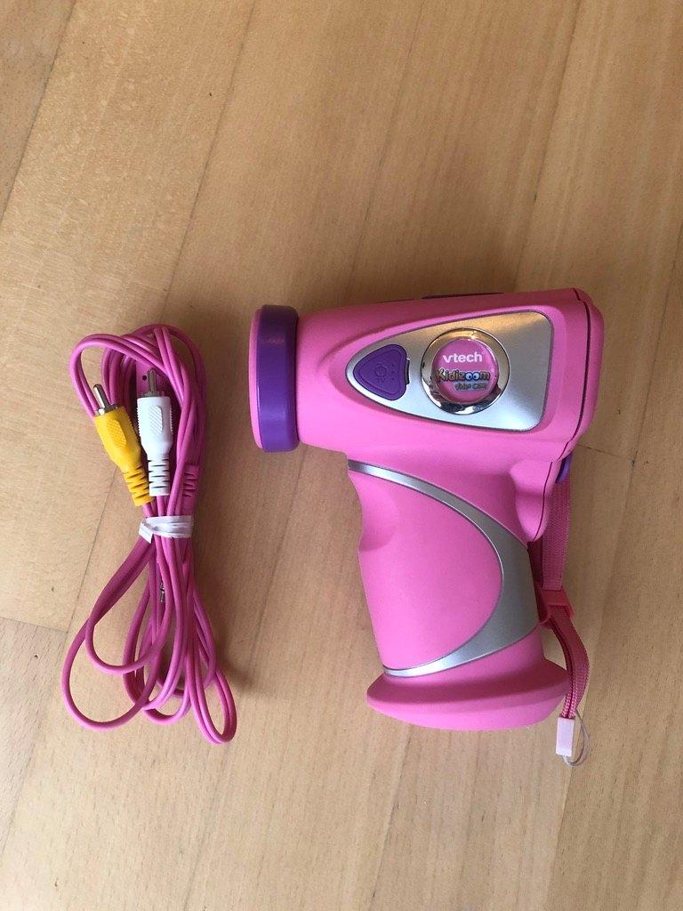 ZGAN VTech Kidizoom video camera roze incl.opbergtasje, Kinderen en Baby's, Speelgoed | Vtech, Ophalen, Zo goed als nieuw, 6 jaar of ouder