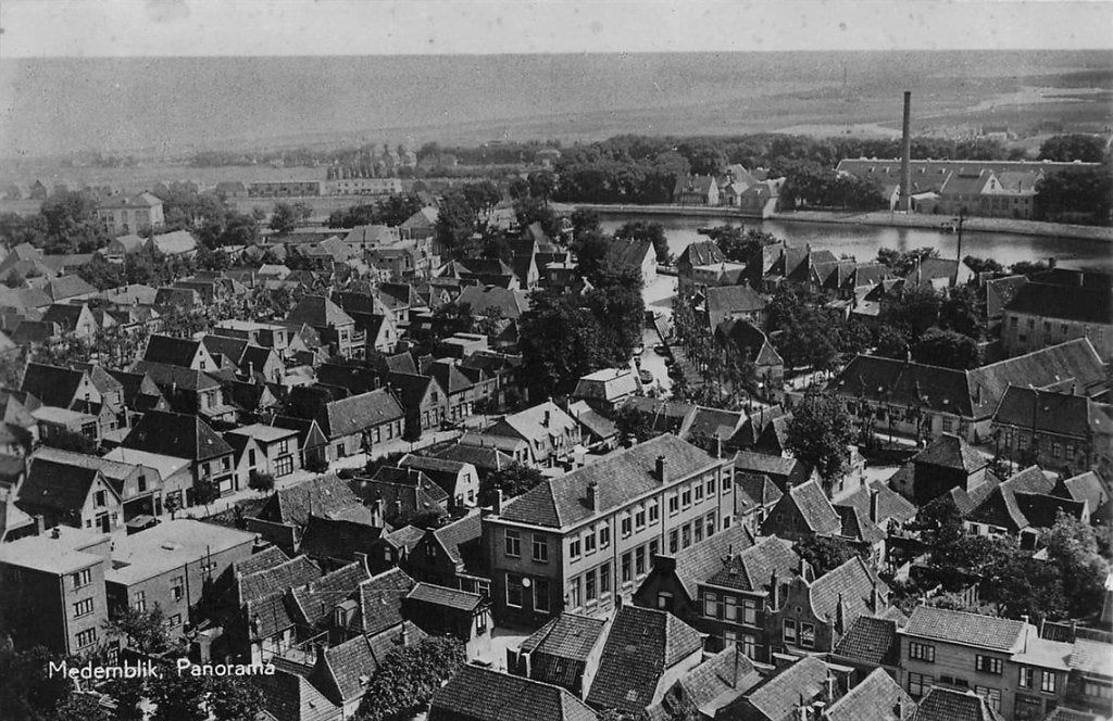 703-003-005 Medemblik Panorama, Verzenden, Voor 1920, Noord-Holland
