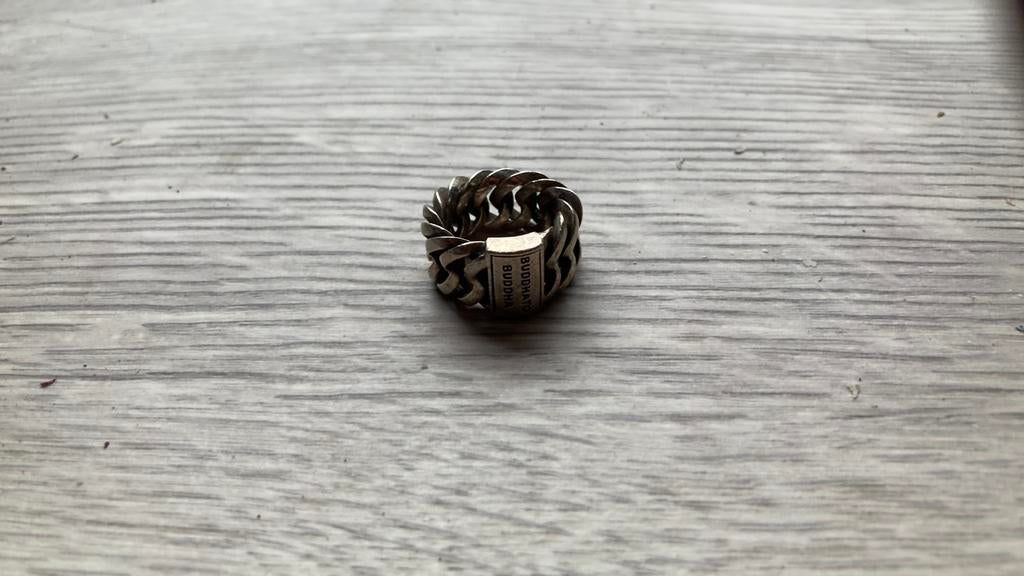 Buddha to buddha ring mt 18, Ophalen, Zo goed als nieuw, Zilver, Overige merken