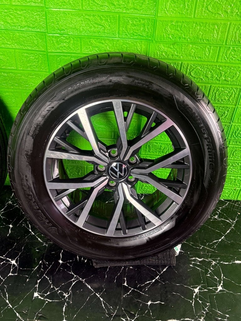 Nieuwe Originele VW Tiguan velgen 17" 5x112 Tulsa zomer 7mm, Niet ingevuld, Banden en Velgen, Niet ingevuld, 17 inch