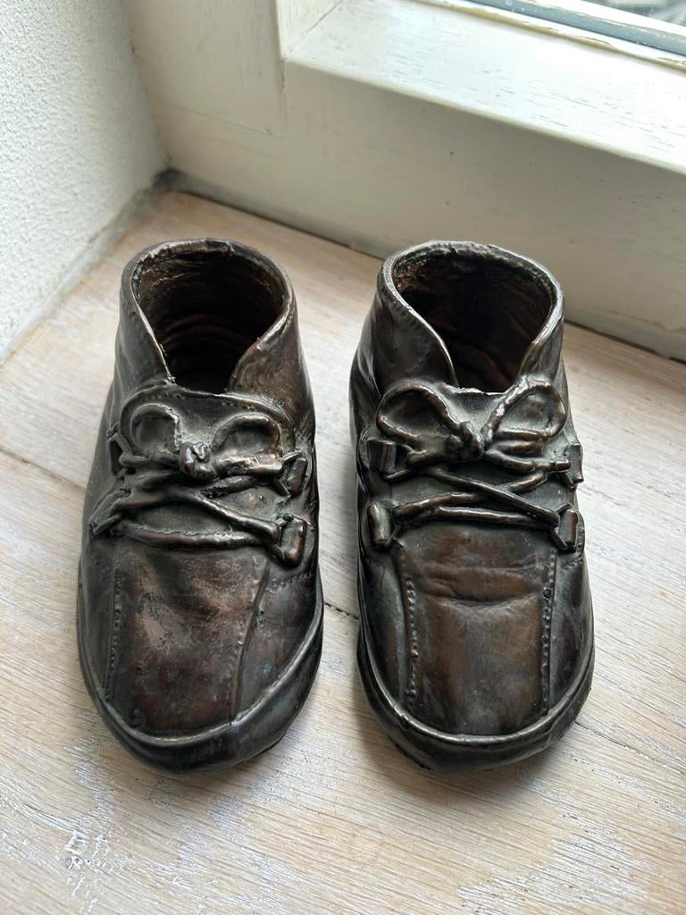 Bronzen Babyschoentjes, Ophalen of Verzenden