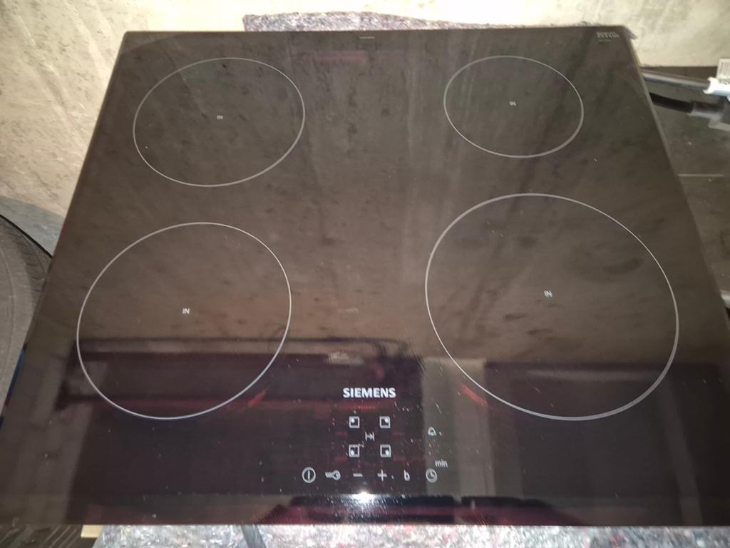 Siemens Inductiekookplaat - Modern en Efficiënt Koken, Witgoed en Apparatuur, Gebruikt, Inbouw, Inductie, 4 kookzones
