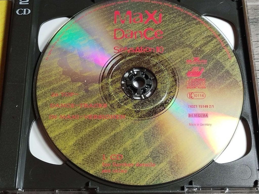 Maxi Dance Sensation 10 [ 2 CD], Cd's en Dvd's, Ophalen of Verzenden, Zo goed als nieuw, Disco