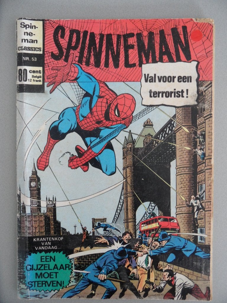 Spinneman. Val voor een terrorist. 1972., Boeken, Eén stripboek, Ophalen of Verzenden, Gelezen