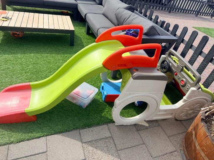 Smoby Adventure Car Speelauto met Glijbaan, Ophalen, Zo goed als nieuw, Overige typen