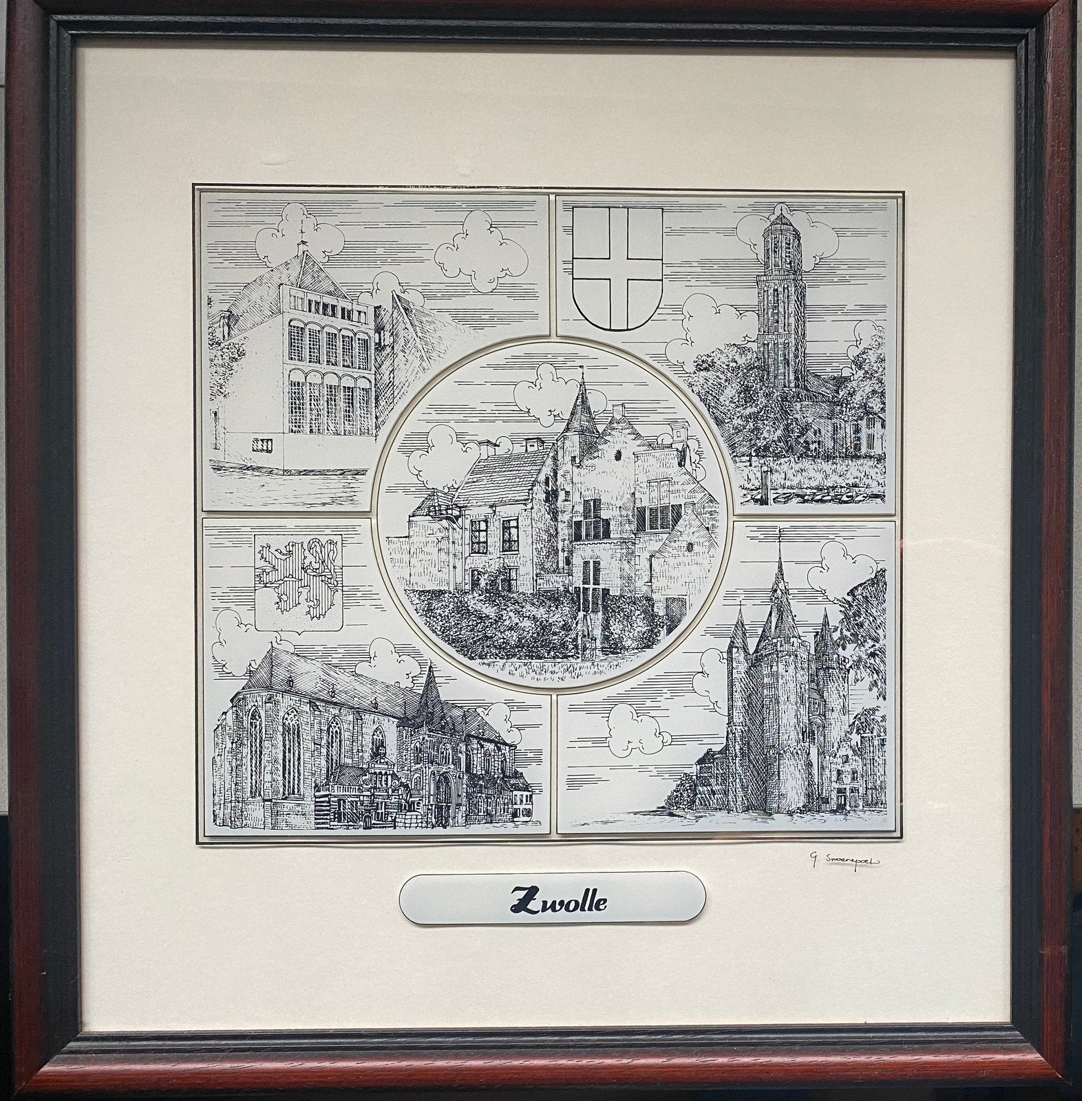 Glasgravure Zwolle, Antiek en Kunst, Ophalen