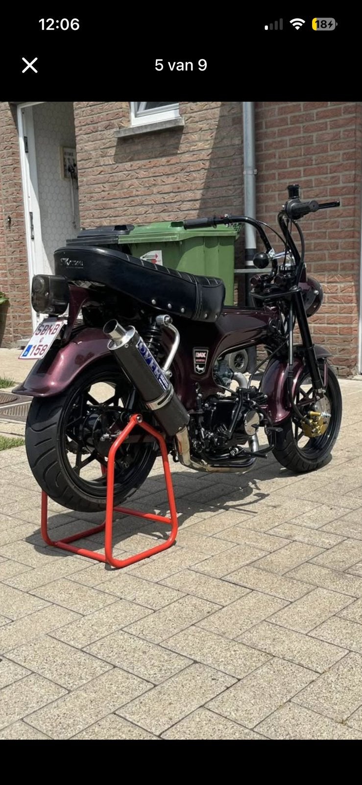 Skyteam Dax 2014 – Custom opgebouwd – 72cc – Slechts 1.000km, Ophalen, Zo goed als nieuw, Overige modellen
