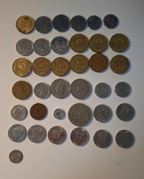 37 oude munten Zuid-Amerika, Ophalen of Verzenden, Zuid-Amerika, Setje