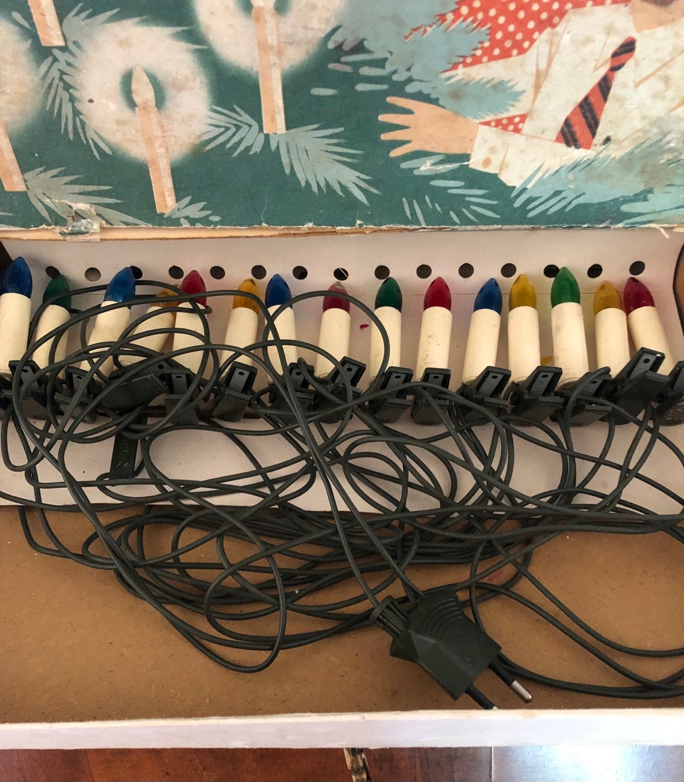 Vintage kerstverlichting,philips, Diversen, Ophalen of Verzenden