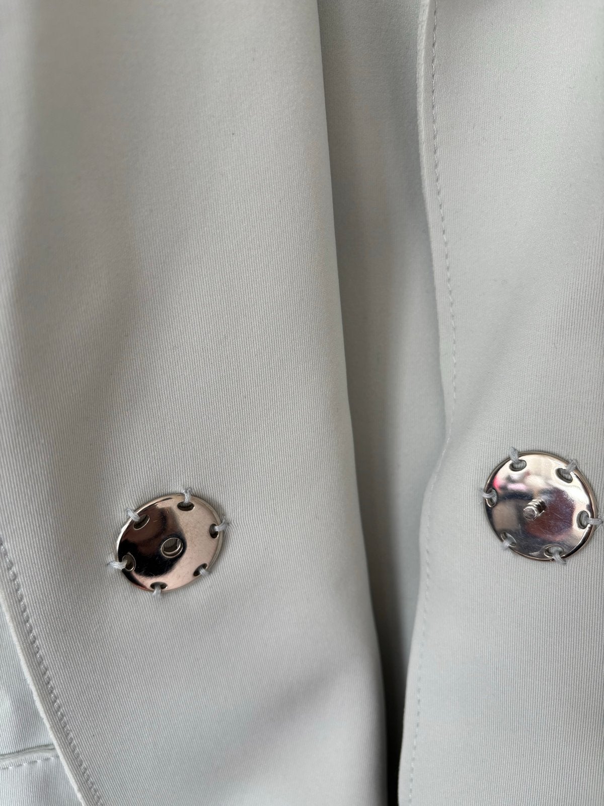 Marc Cain Trenchcoat - Lichtgroen - Maat 38 (M), Kleding | Dames, Ophalen of Verzenden, Zo goed als nieuw, Maat 38/40 (M), Groen