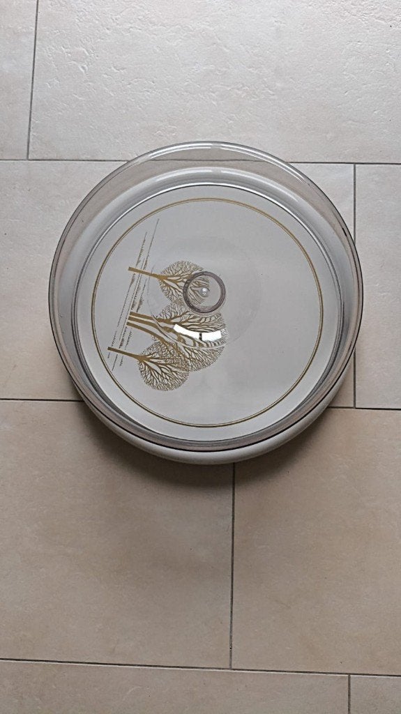 Taartstolp, Met deksel, 36 cm, Zo goed als nieuw, Kunststof