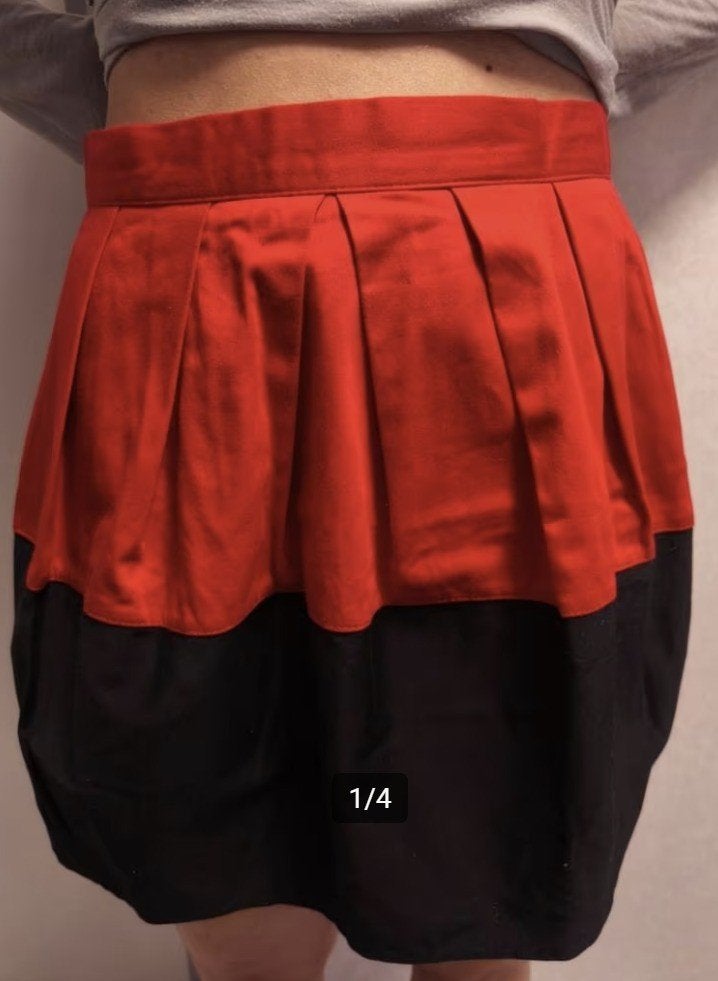 Korte uitlopende rok tulp vorm XS/34 Asos, Verzenden, Zo goed als nieuw, Maat 34 (XS) of kleiner, Asos