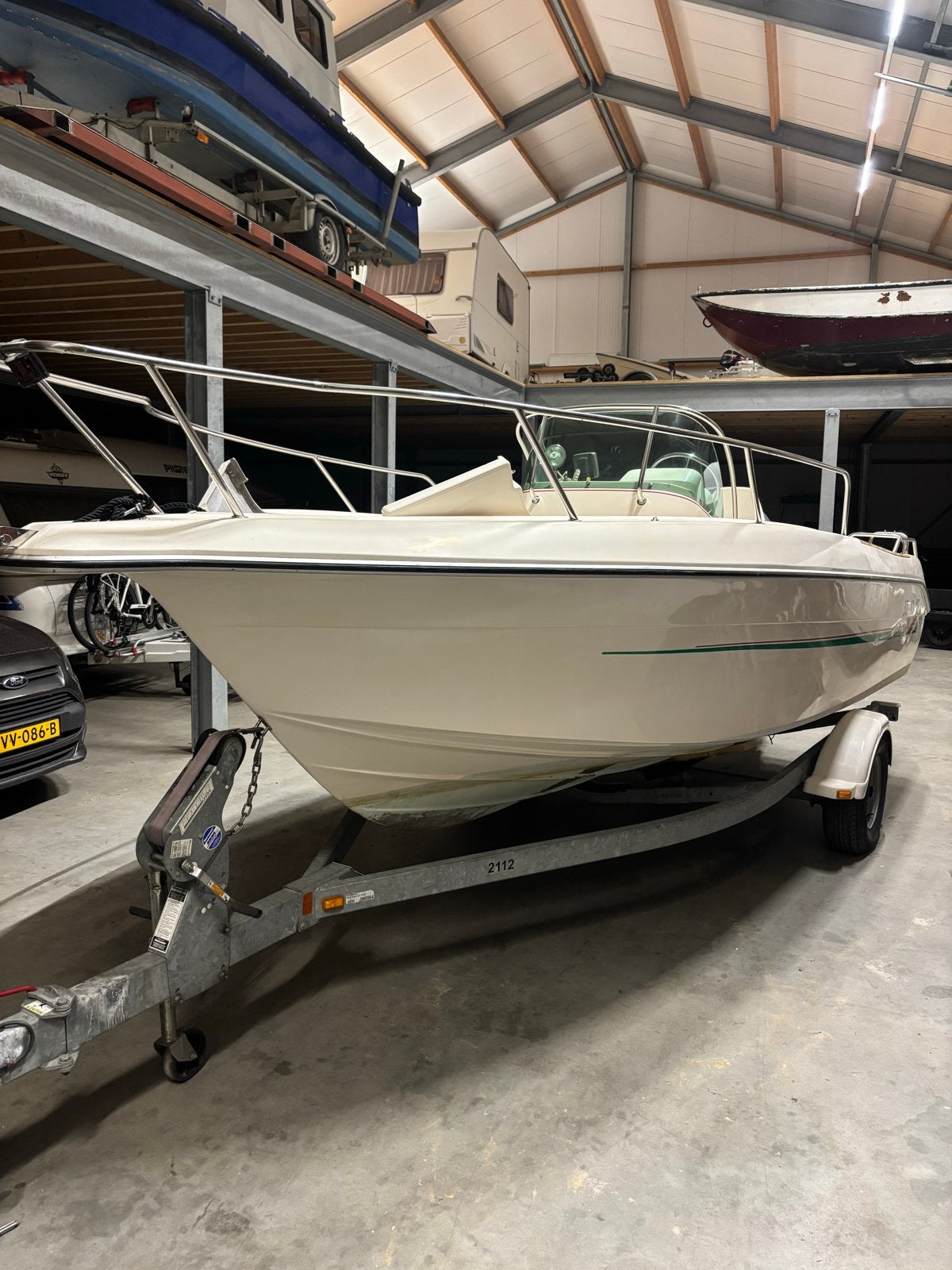 Hille Utility 625 met Yamaha 115pk buitenboordmotor, Overige merken, Gebruikt, Buitenboordmotor, Dieptemeter