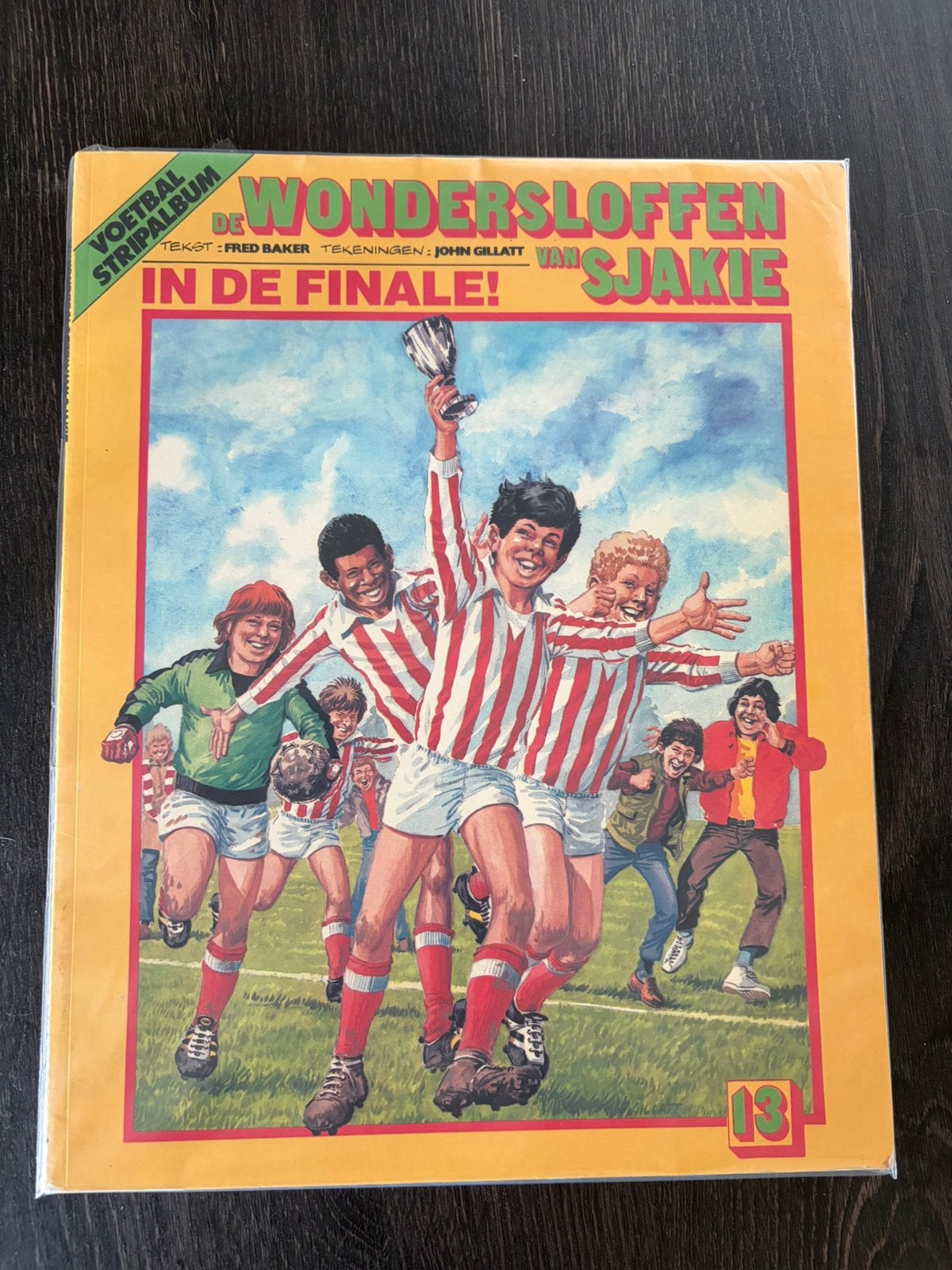De Wondersloffen van Sjakie (13), Boeken, Eén stripboek, Ophalen, Zo goed als nieuw