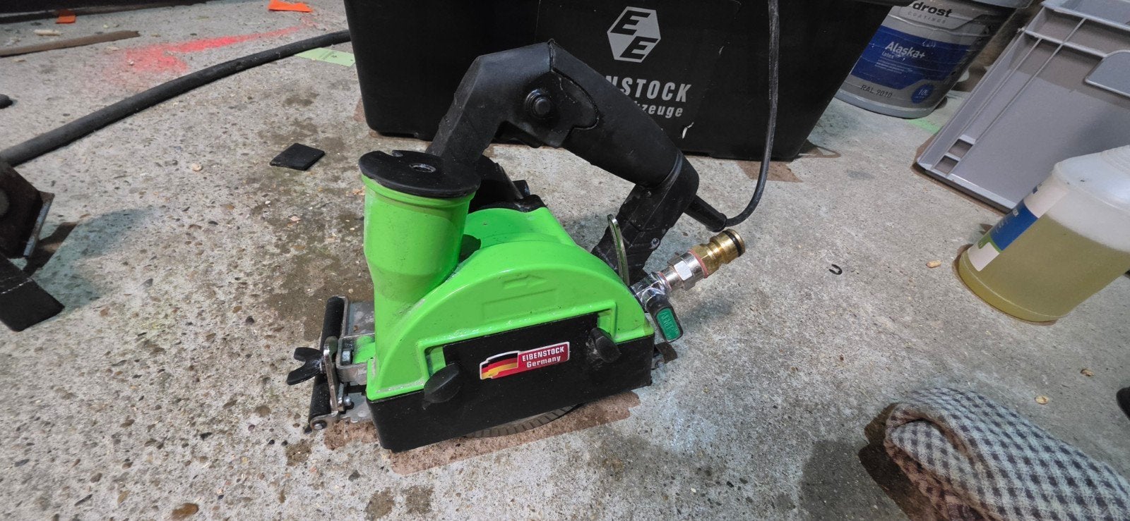 Eibenstock EDS 125 Diamantdoorslijpmachine 1250W, Ophalen, Overige typen, Zo goed als nieuw, 30 tot 70 mm
