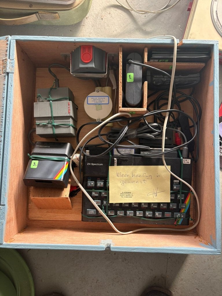 Sinclair ZX Spectrum + Microdrive + Interface 1, Ophalen of Verzenden, Zo goed als nieuw, Overige