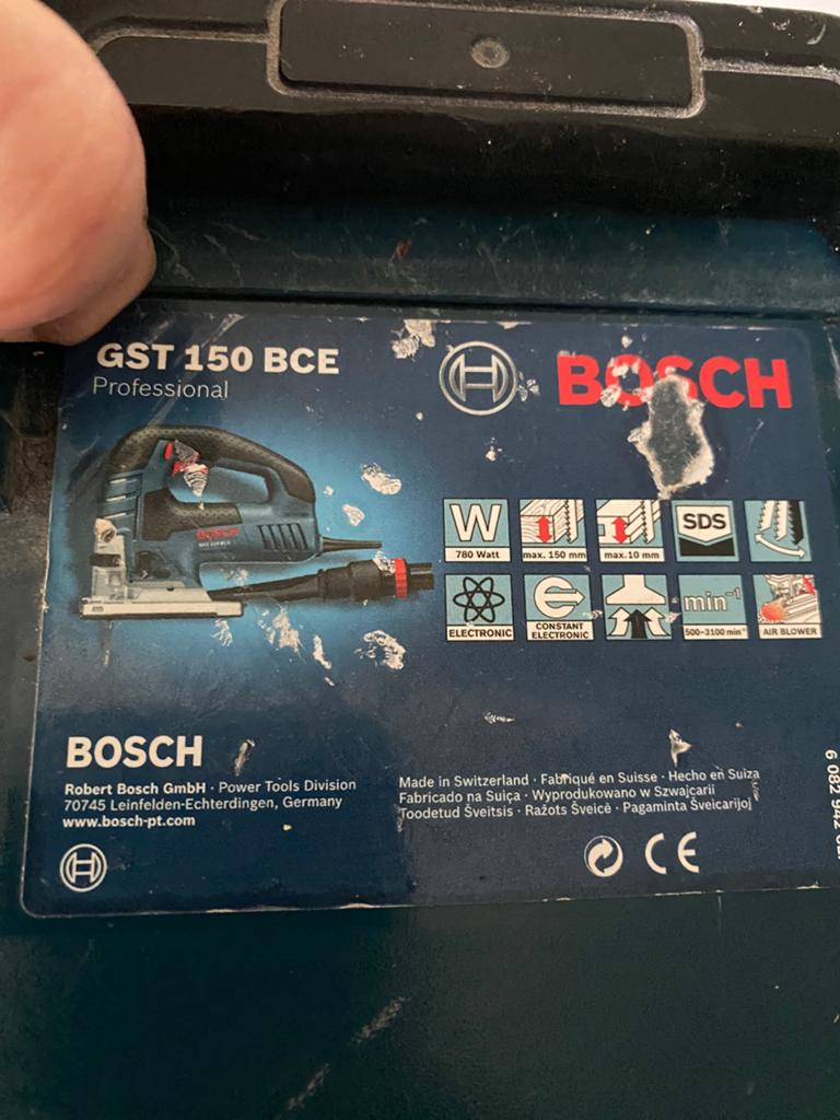 Bosch decoupeerzaag GST 150 BCE, Ophalen of Verzenden, Zo goed als nieuw, 3DS