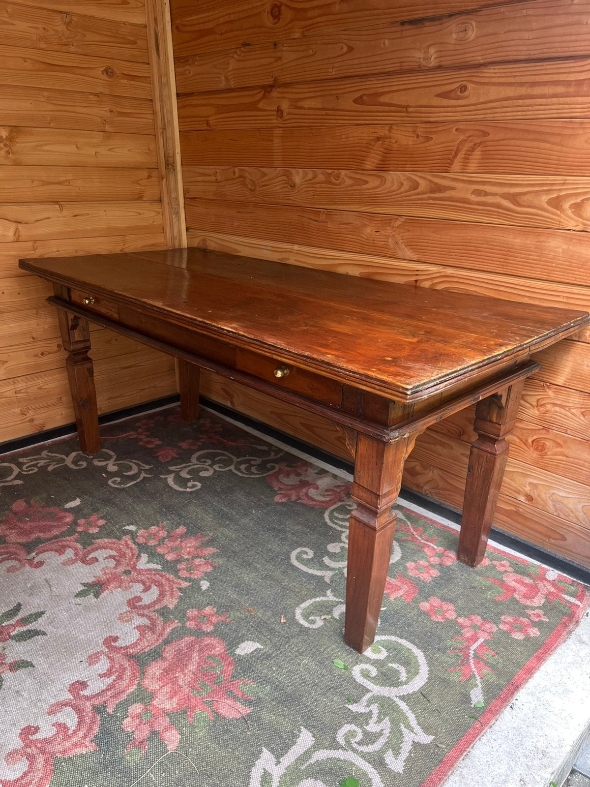 Antieke Franse eettafel massief hout, Antiek en Kunst, Antiek | Meubels | Tafels, Ophalen