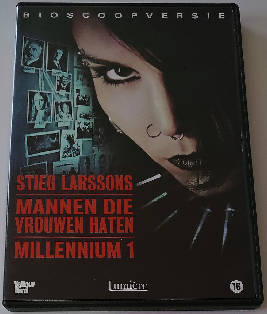 Dvd *** MILLENNIUM 1 *** Mannen die vrouwen haten, Cd's en Dvd's, Vanaf 16 jaar, Ophalen of Verzenden, Zo goed als nieuw, Overige genres