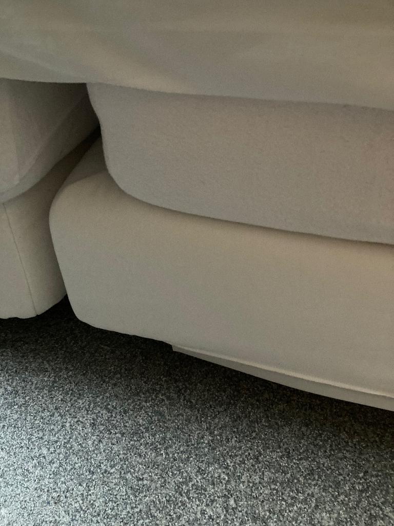 Gratis Boxspring, Ophalen, Gebruikt, 90 cm, Wit
