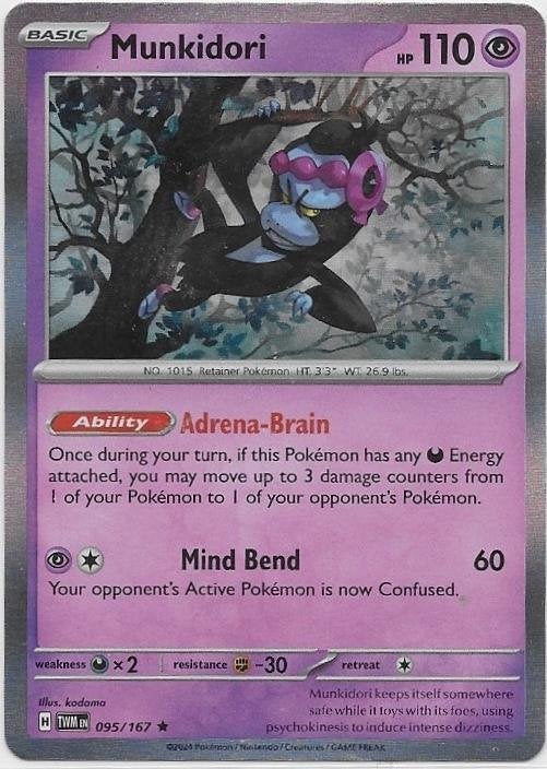Twilight Masquerade,  Munkidori [holo] 95/167, Verzenden, Nieuw, Losse kaart