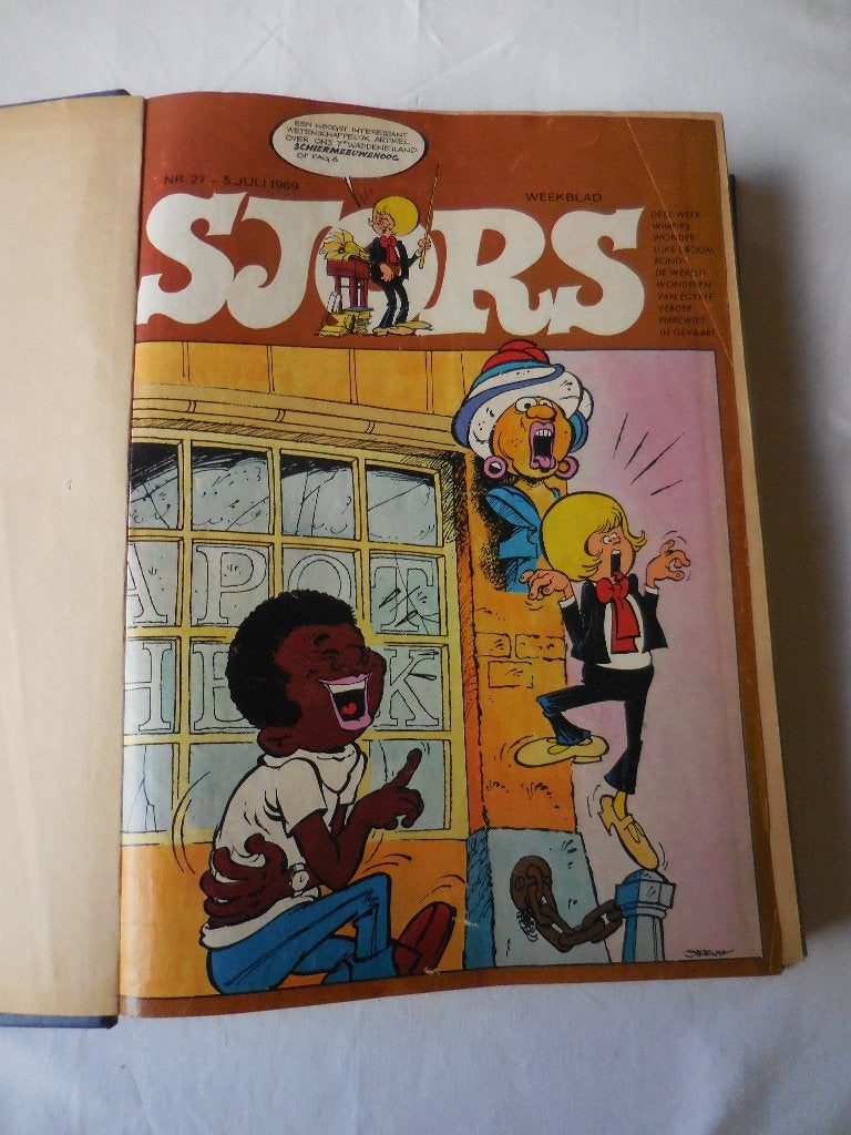 Strip Sjors Ingebonden 2e deel 1969, Eén stripboek, Ophalen, Gelezen