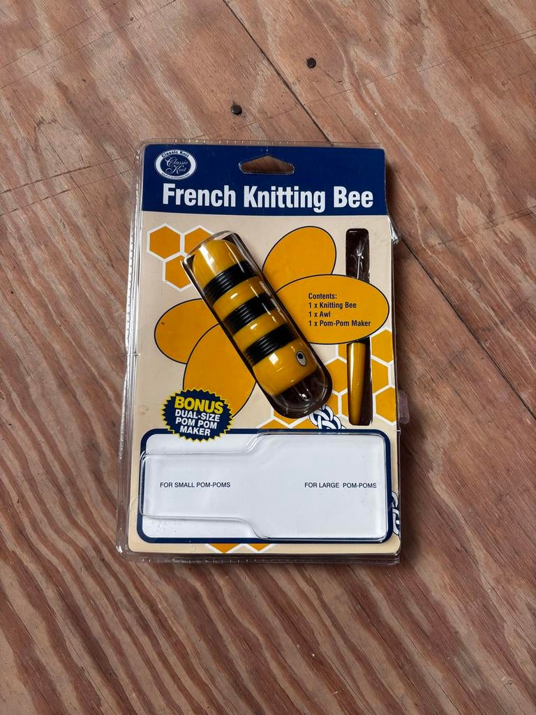 French Knitting Bee met Pom-Pom Maker - Nieuw, Ophalen of Verzenden, Nieuw, Breien, Overige typen