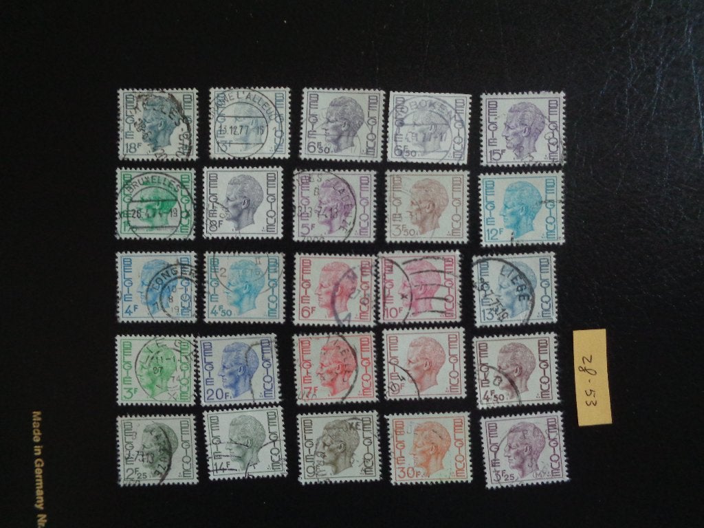 belgie - koning boudewijn (zf-53), Postzegels en Munten, Ophalen of Verzenden, Gestempeld