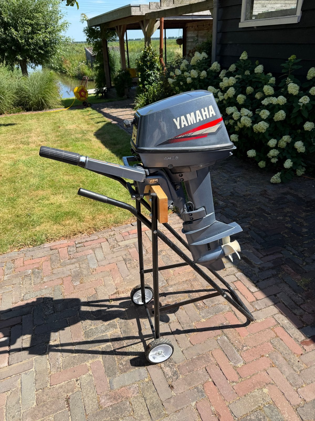Yamaha 6pk 2 takt  buitenboordmotor, kortstaart, Watersport en Boten, Ophalen, Gebruikt, 5 tot 10 pk, Buitenboordmotor