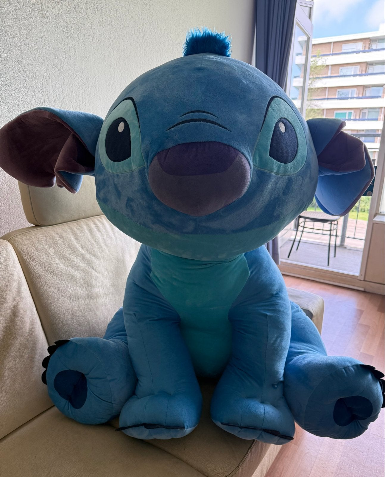 XXL Disney Stitch Knuffel 93 cm met Geluid, Ophalen, Disney, Overige typen, Blauw