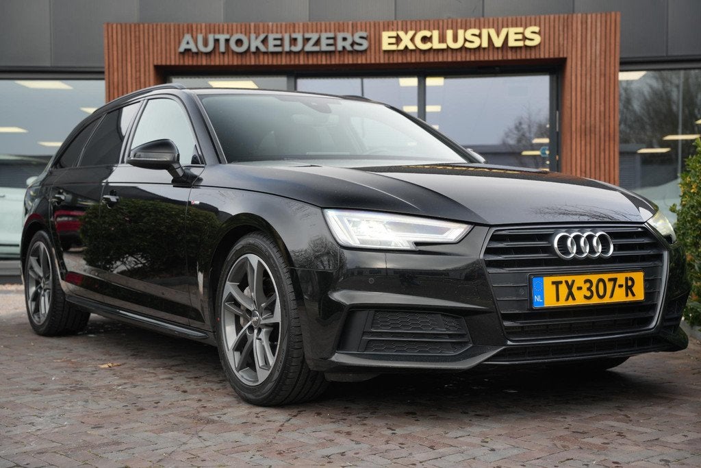 Audi A4 Avant 3.0 TDI S Line B&O Cruise Clima Stoelverw. Amb, Auto's, Audi, Gebruikt, A4, Zwart, 218 pk