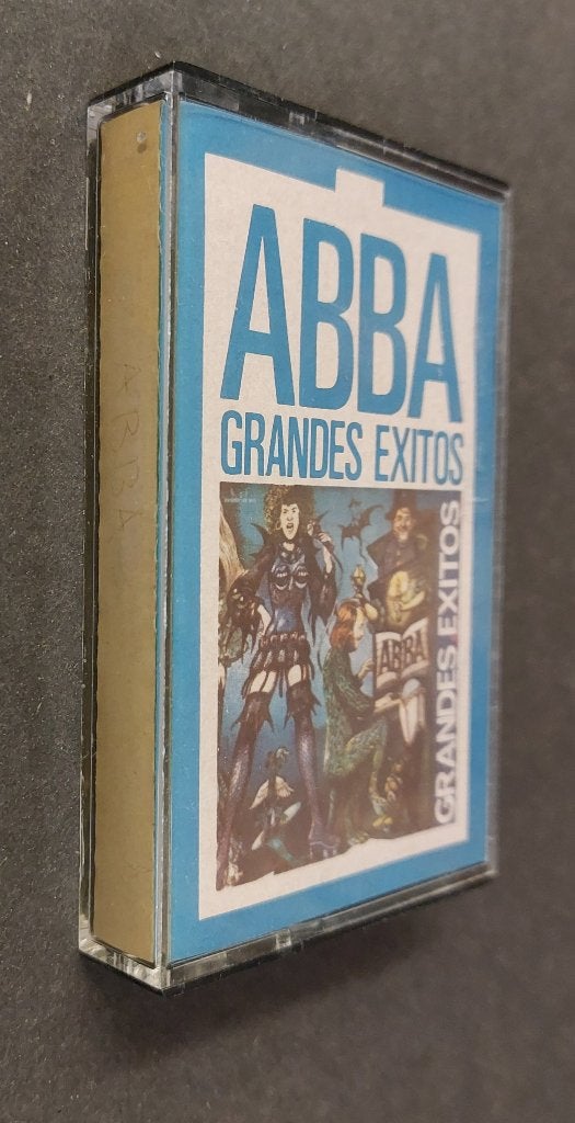 MISDRUK : ABBA CASSETTE Grandes Exitos 1 - Spanje 1980, Gebruikt, ABBA, 1 bandje, Ophalen of Verzenden